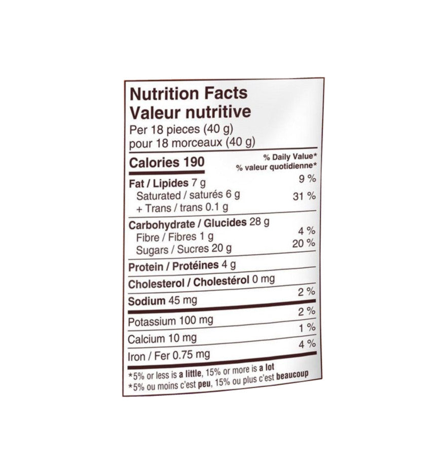 Reese's Pieces with Pretzel Candy 170g/6 oz. Bag Nutrition Facts